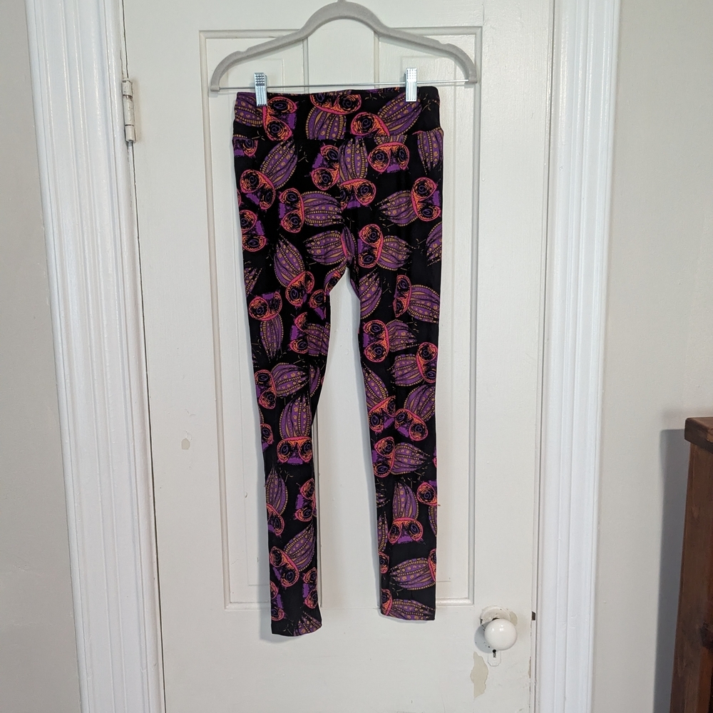 LuLaRoe Colorful Owl Print Patterned Leggings